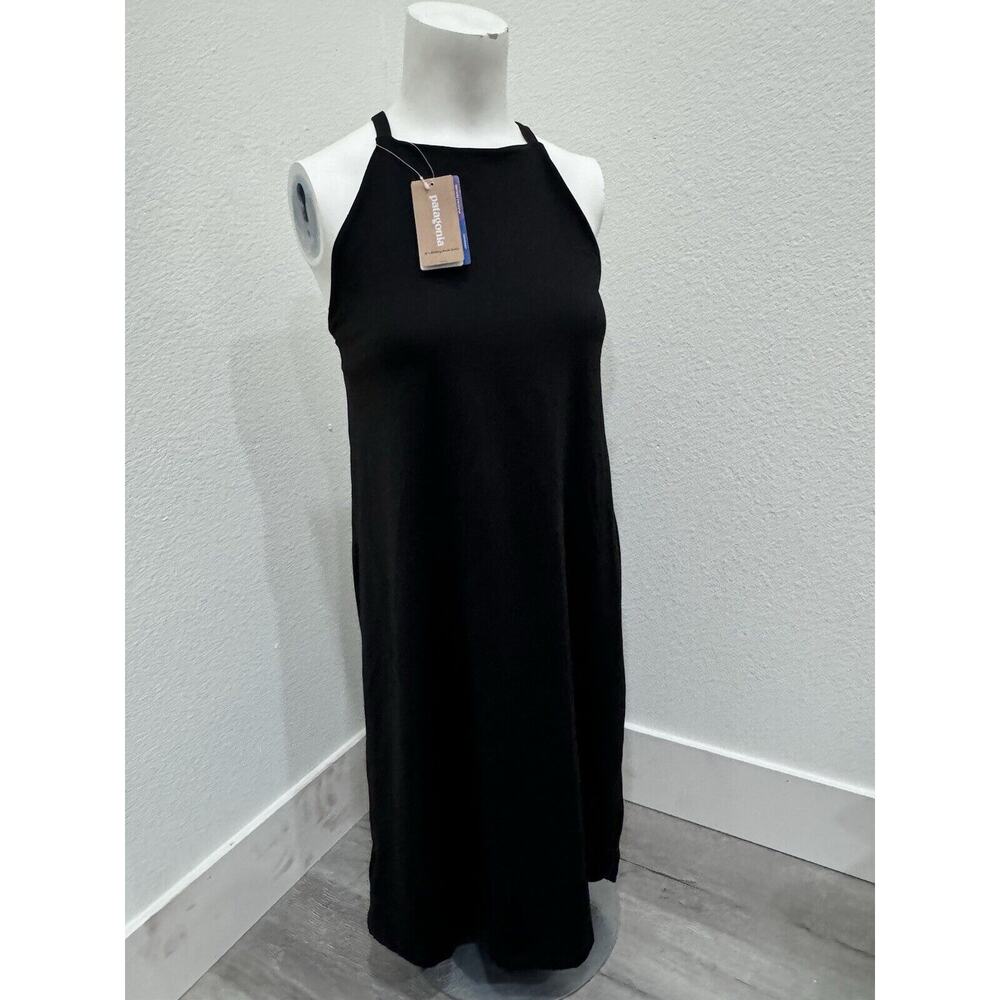 Patagonia Dress Womens Medium Sleeveless Lightweight Straight Stretch Black